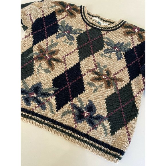 VTG Paul Harris Design Womens Sweater Floral Size Small - Picture 4 of 16